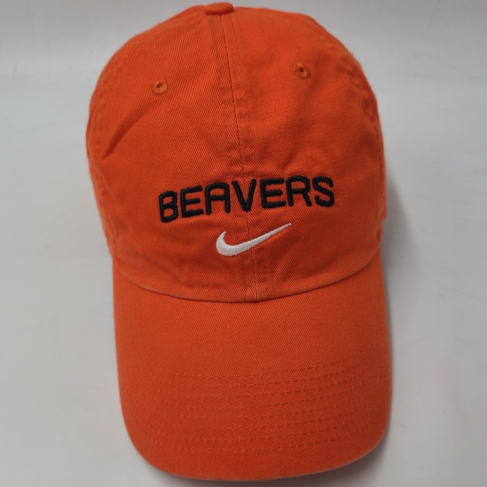 Oregon State Beavers Hat Strapback Nike Orange NCAA Heritage86 Center Swoosh Men